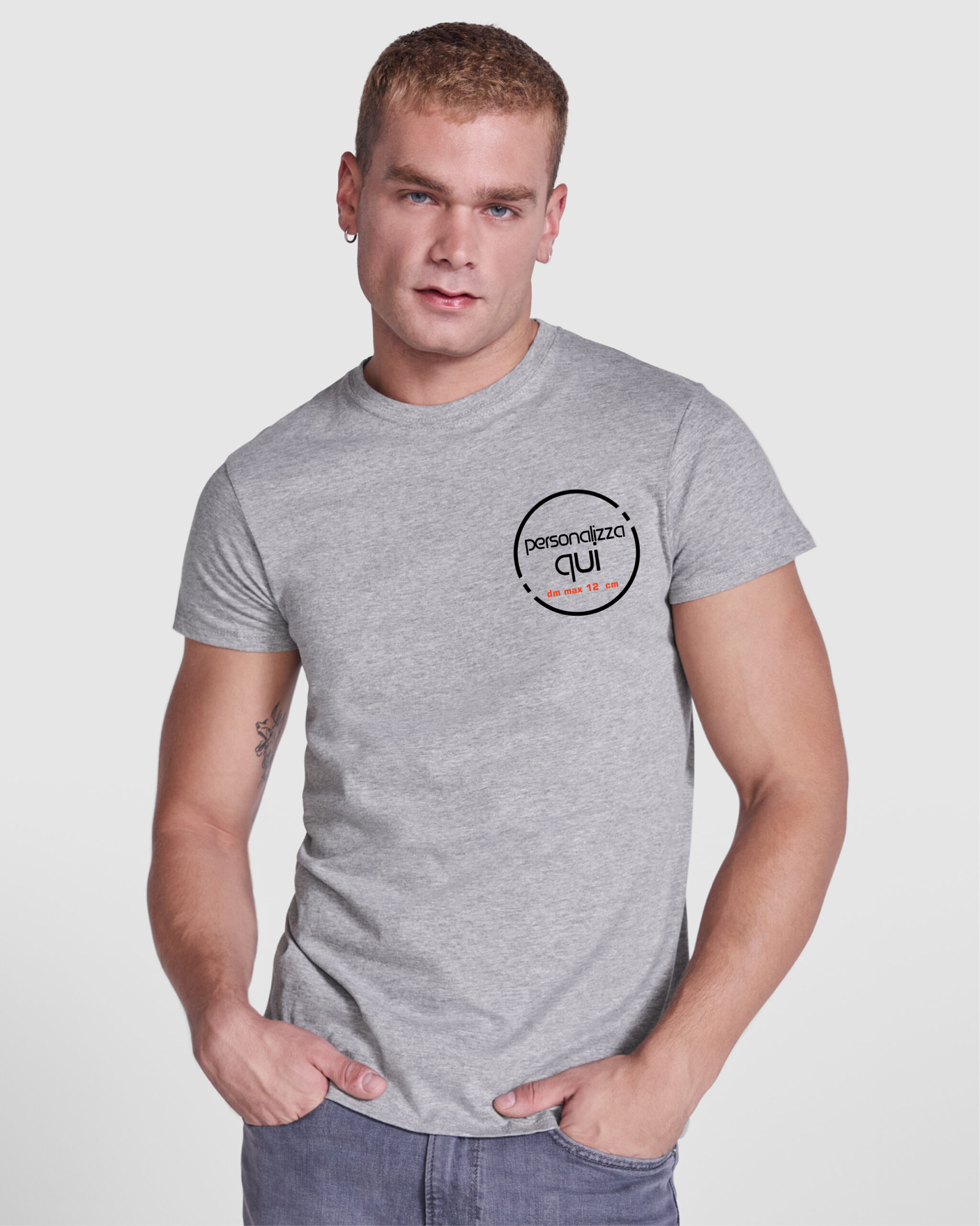 t-shirt CLASSIC personalizzata cm 12×12