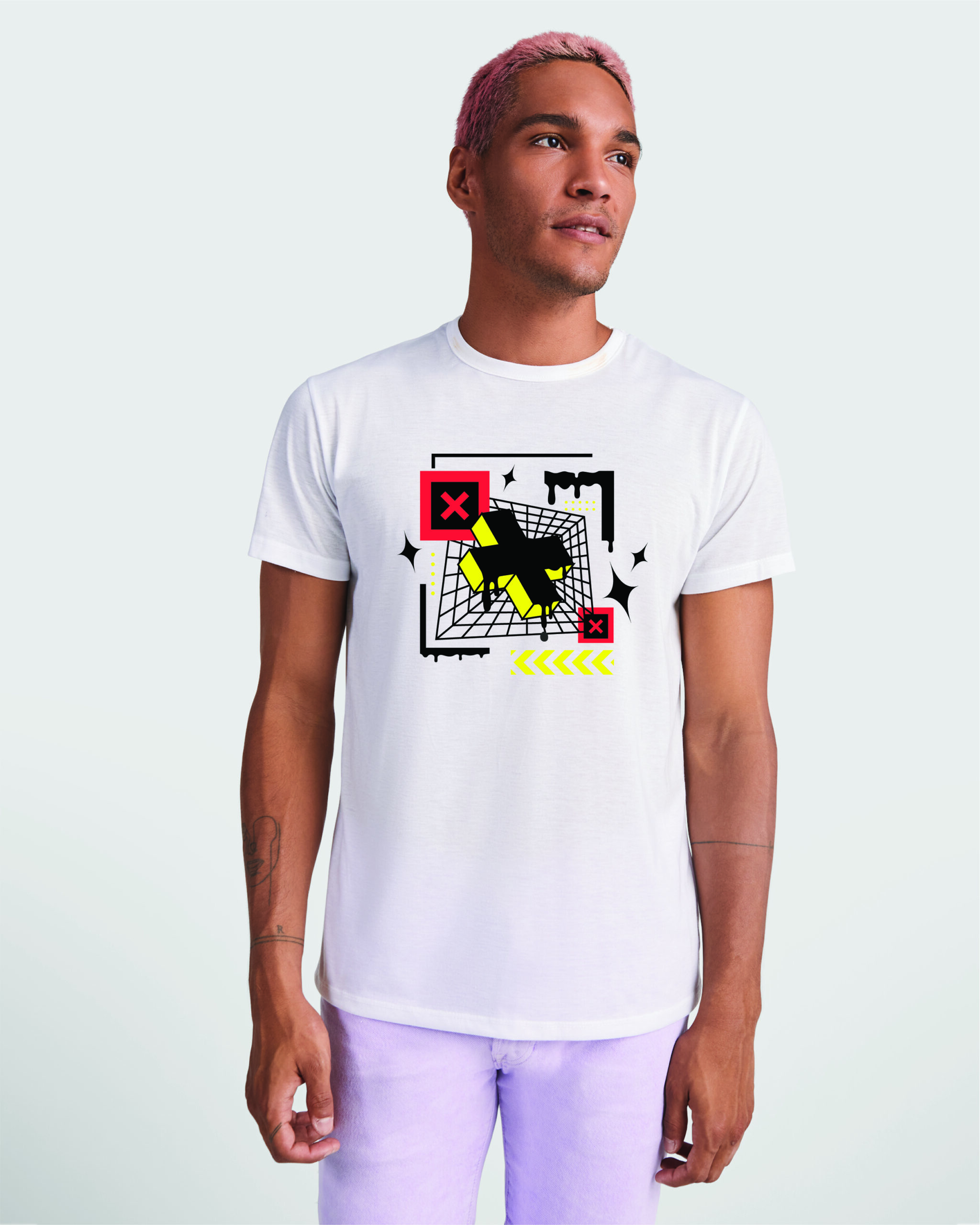 T-shirt stampa CROSS unisex