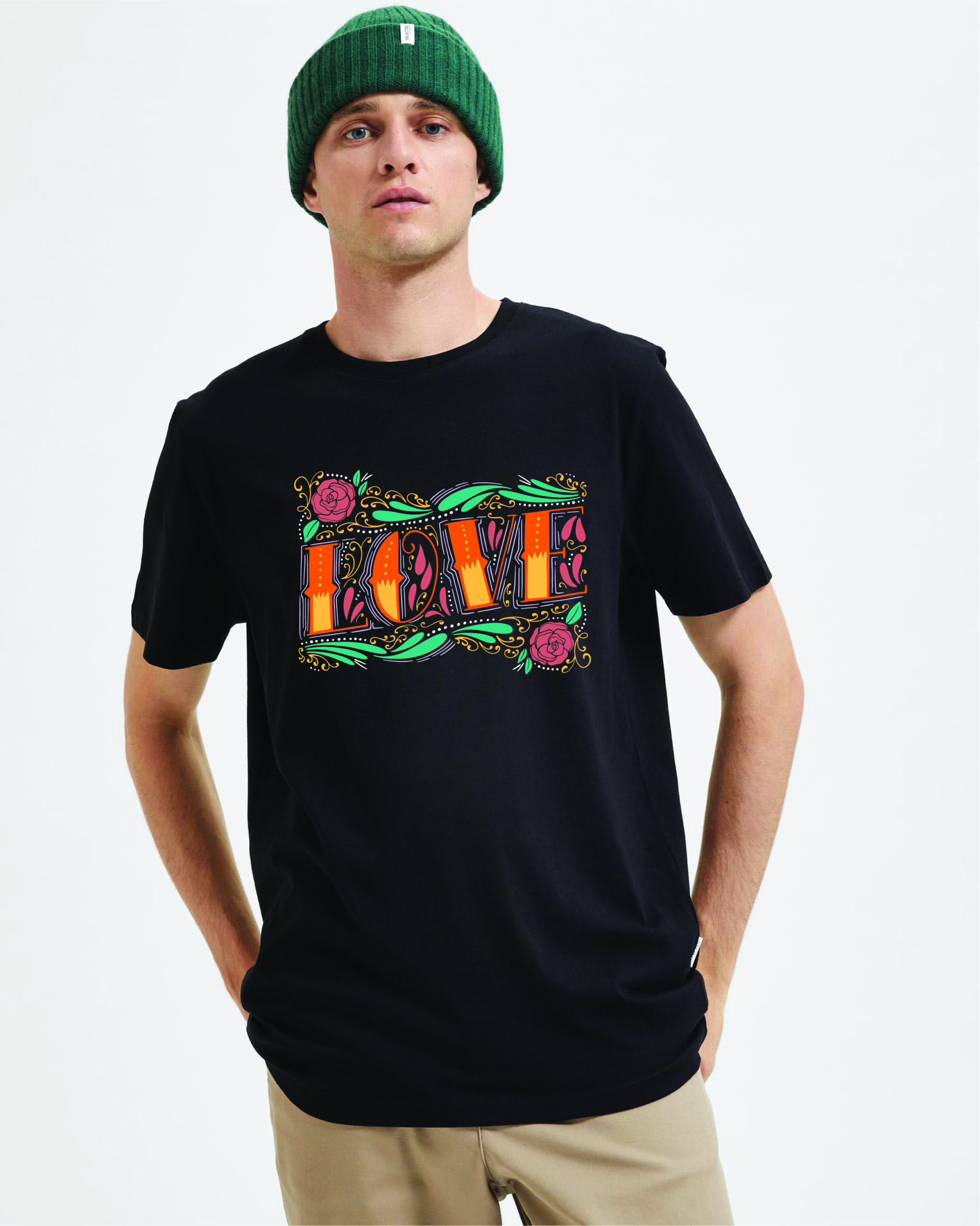 T-shirt stampa LOVE unisex