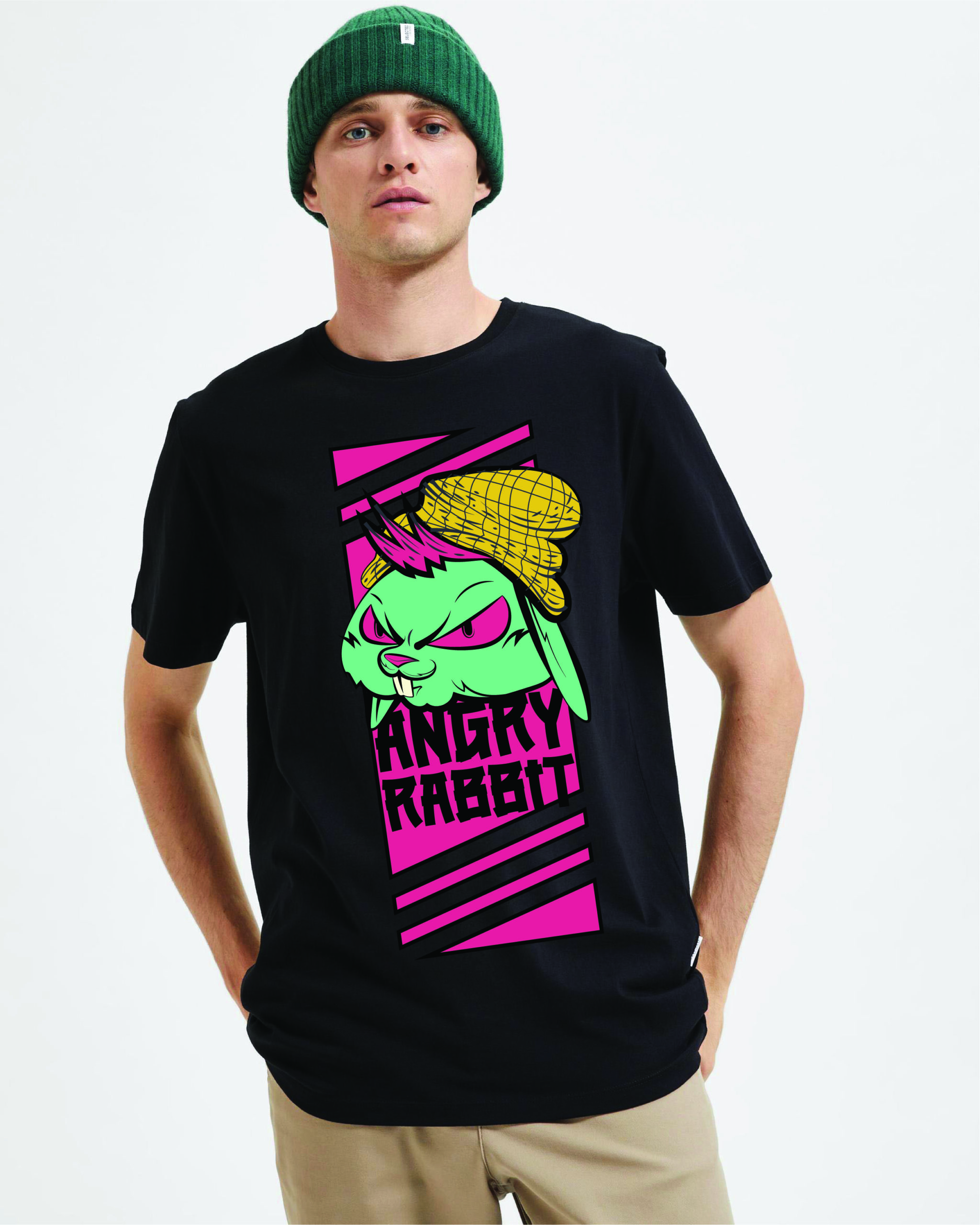 T-shirt con stampa RABBIT unisex