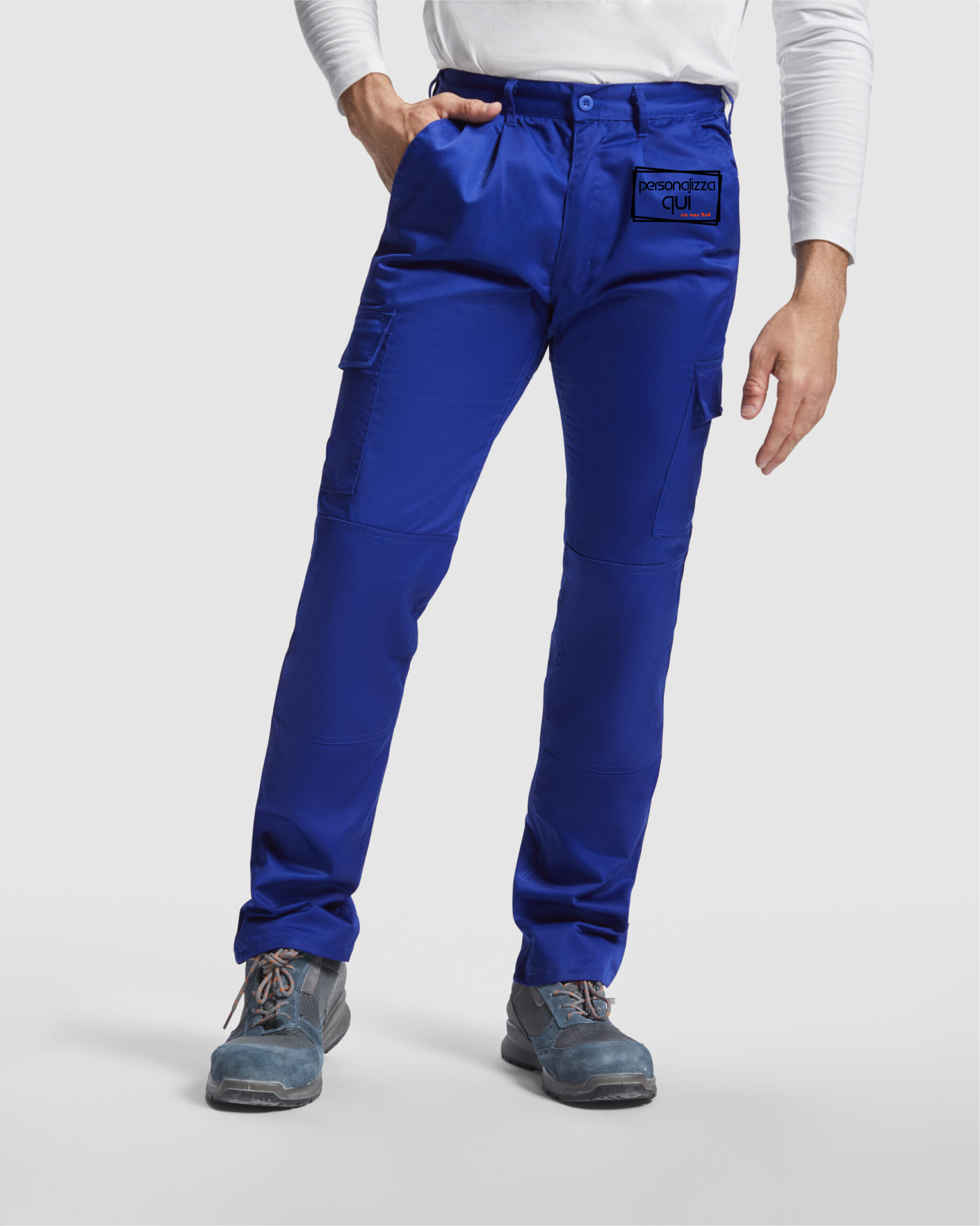 Pantalone da lavoro monocolore personalizzato